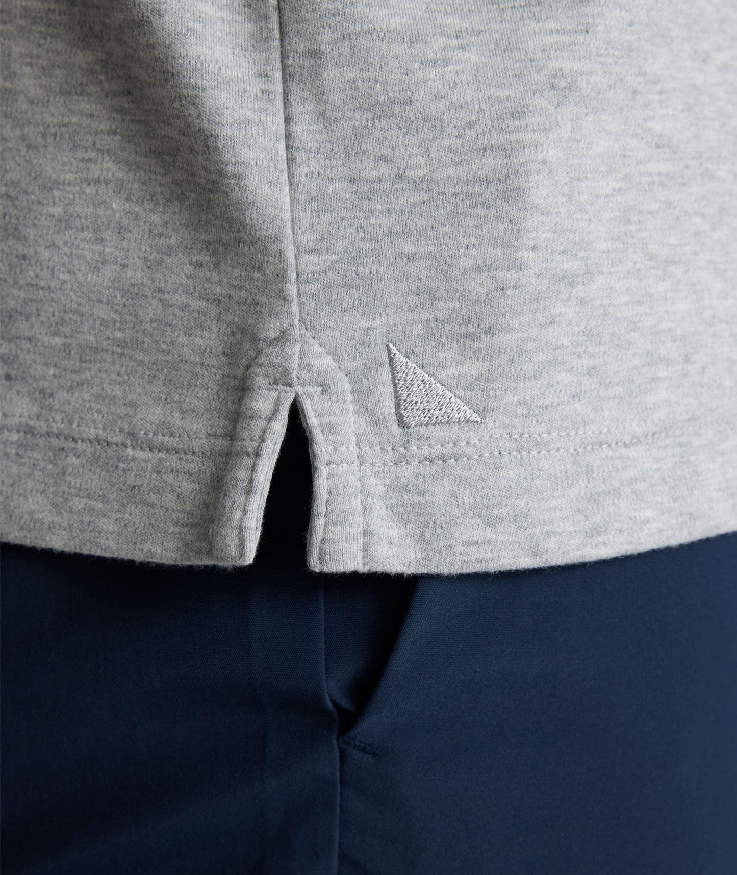 Wrinkle-Free Damaschino Long-Sleeve Polo