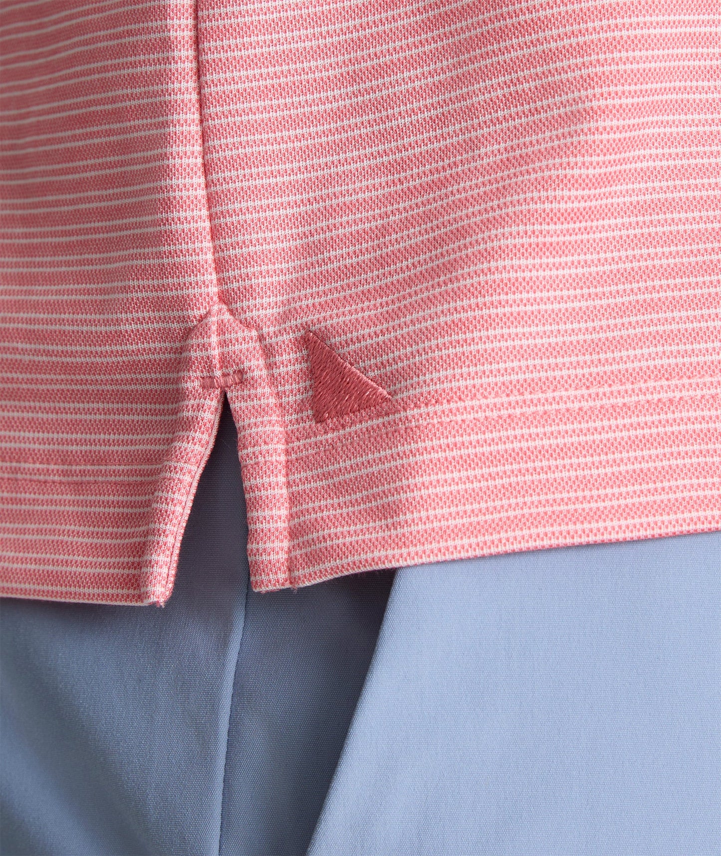 Striped Performance Polo