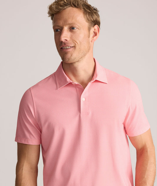 Printed CottonTek Polo