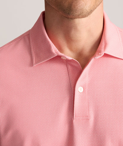 Printed CottonTek Polo