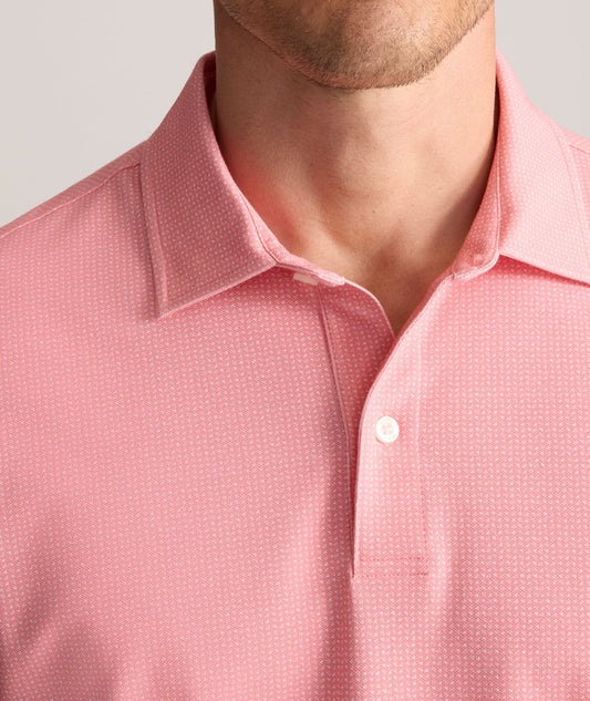 Printed CottonTek Polo